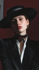Black Bolero Hat Western Style